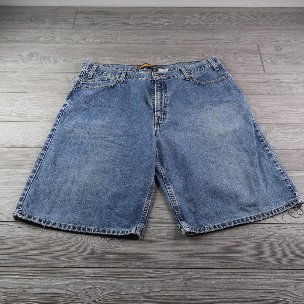Vintage Levi's Silvertab Shorts 38 Blue Baggy 12" Inseam Skater Streetwear Y2K